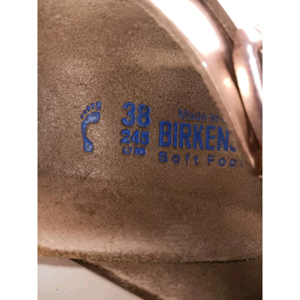 Birkenstock Arizona Soft Footbed Women's Double Strap Shoes Size 7 unisex - Picture 12 of 12